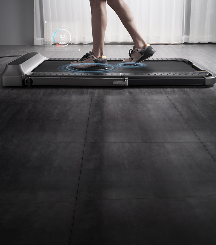  WalkingPad R2 Treadmill Running and Walking Folding Treadmill  Manual Automatic Modes Foldable Walking Pad Non-Slip Smart LCD Display  Fitness Equipment 0.5-7.5MPH (Black) : Sports & Outdoors